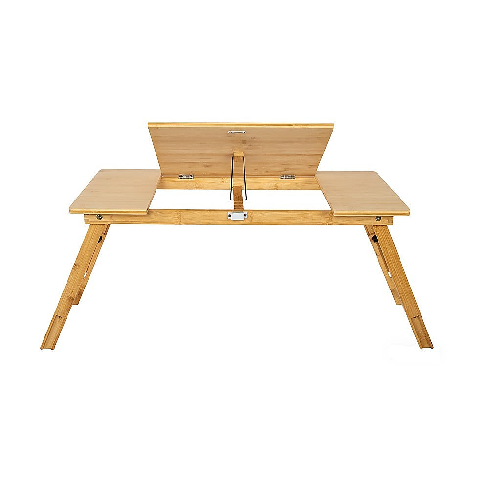 Folding Laptop Bed Table – Portable Rectangular Desk for Bedroom & Home Workstation