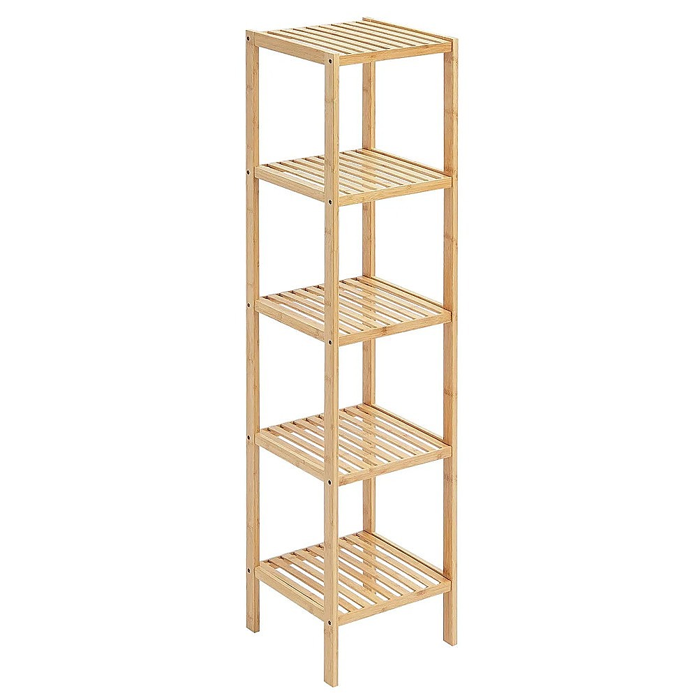 5 Tier Bookshelf Storage Bookcase Shelving Unit for Home Office