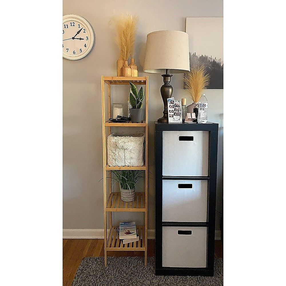 5 Tier Bookshelf Storage Bookcase Shelving Unit for Home Office