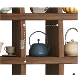 Wall Mounted Solid Wood Shelf Display Stand for Home & Office