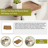 Toilet Paper Holder with Shelf Wall Mounted Bathroom Storage