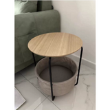 Modern Bedside Table Nightstand Storage for Bedroom or Living Room