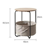 Modern Bedside Table Nightstand Storage for Bedroom or Living Room