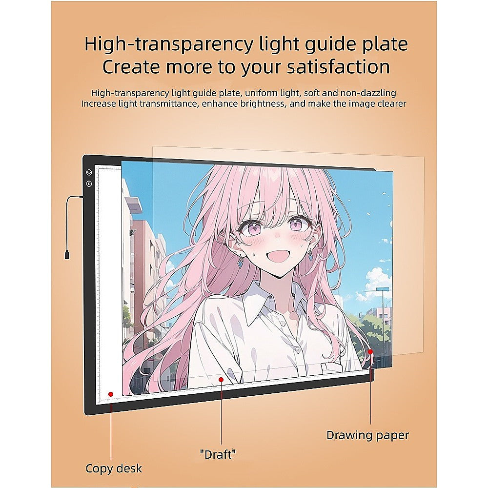 A1 LED Light Box for Drawing, Calligraphy & Tracing Artists Pad