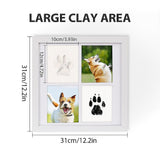 Pet Paw Print Kit DIY Photo Frame for Dogs & Cats Keepsake