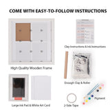 Pet Paw Print Kit DIY Photo Frame for Dogs & Cats Keepsake