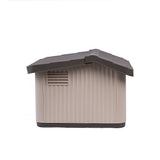 Plastic Dog House Kennel Shelter for Indoor & Outdoor Pets Weatherproof