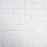 3D Brick Wall Tile Stickers 60x30cm – 50 Pack Peel & Stick Wallpaper