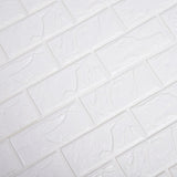 3D Brick Wall Tile Stickers 60x30cm – 50 Pack Peel & Stick Wallpaper