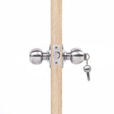 Round Door Lock Knob Set for Internal and Entry Doors