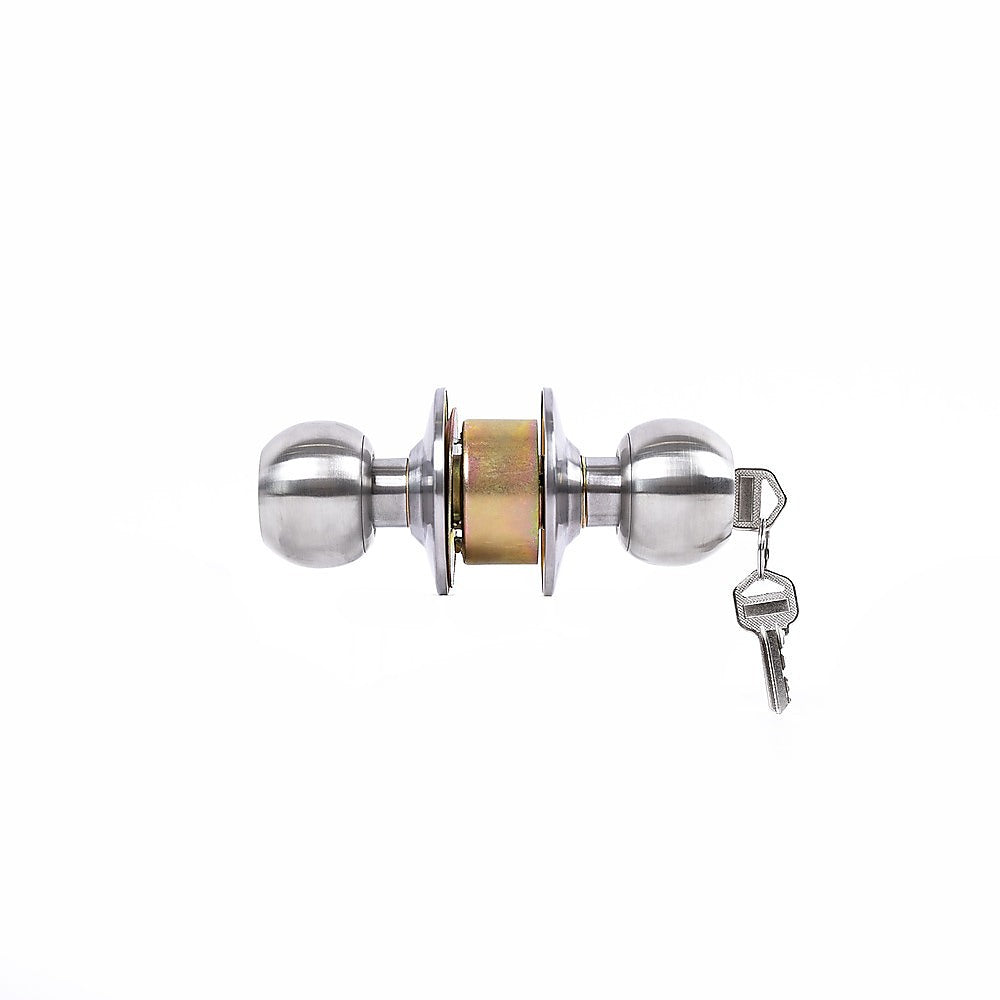 Round Door Lock Knob Set for Internal and Entry Doors