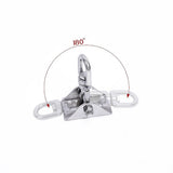 304 Stainless Steel Swing Hanger Heavy Duty 360 Degree Swivel Hook Mount