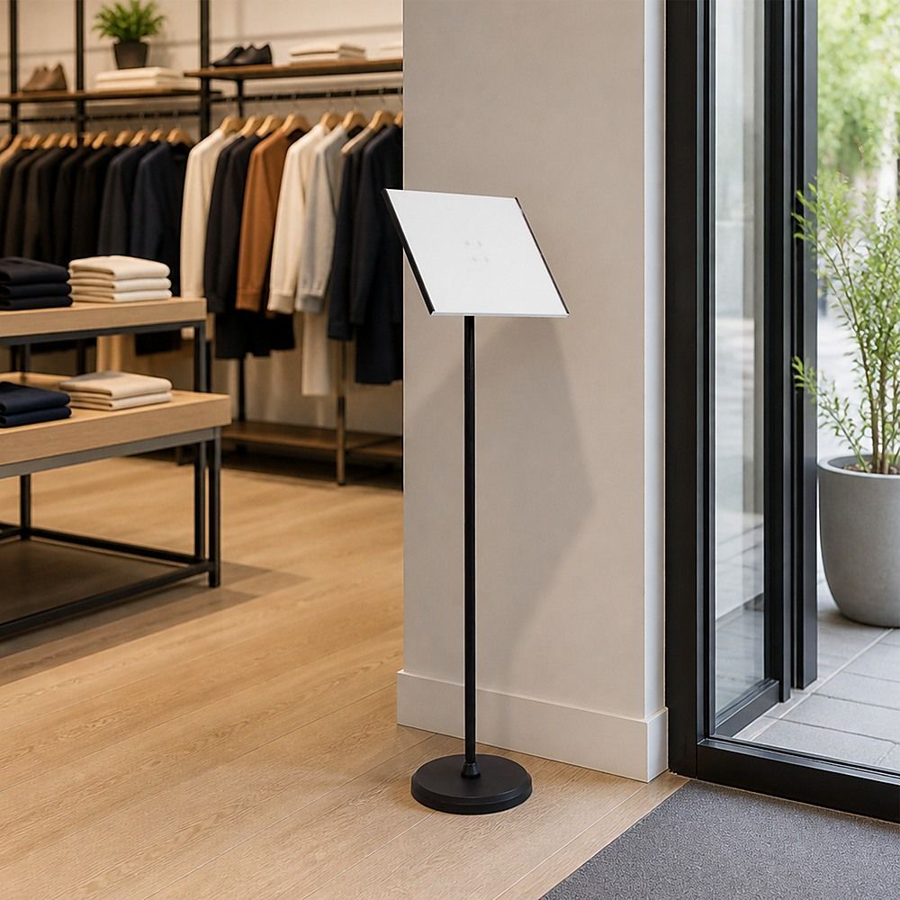 A3 Premium Floor Poster Stand Adjustable Height Business