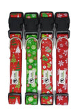 Blankets & Throws: Christmas Dog Collars Adjustable - Moondidley Pets Large Red Mittens