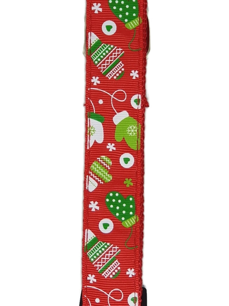 Blankets & Throws: Christmas Dog Collars Adjustable - Moondidley Pets Large Red Mittens