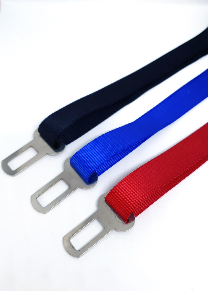 Cat Carriers & Crates: Seat Belt Safety Travel Attachment Connector - Moondidley Pets Red