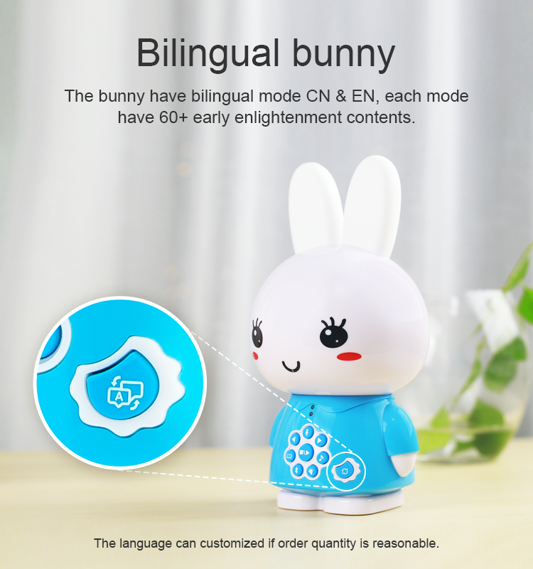 Musical Toys: Alilo Honey Bunny G6+ Pink (Bilingual Chinese/English)