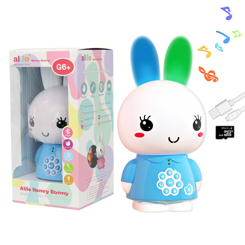 Musical Toys: Alilo Honey Bunny G6+ Blue (Bilingual Chinese/English)