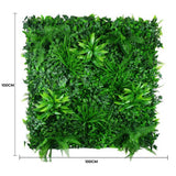 Caravan Accessories: Luxury Green Tropics Vertical Garden/Green Wall UV Resistant 100cm x 100cm