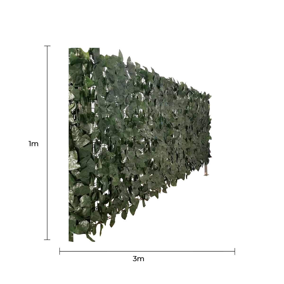 Kitchen & Bathroom DIY: Artificial Ivy Leaf Hedging 3M x 1M Roll (Fake Ivy Roll)