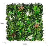 Wild Tropics Vertical Garden / Green Wall UV Resistant 100cm X 100cm