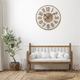 XXL Hamptons Giro Wall Clock 70cm