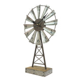 Windmill Table Clock 25x41cm