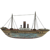 Handcrafted Ship Ornament 37cm