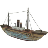 Handcrafted Ship Ornament 37cm