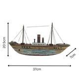 Handcrafted Ship Ornament 37cm