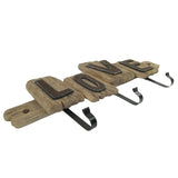 Handcrafted 'Love' 3-Hook Wall Hanging 56cm