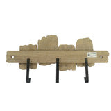 Handcrafted 'Love' 3-Hook Wall Hanging 56cm