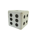 Whitewash Square Dice 10cm