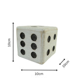 Whitewash Square Dice 10cm