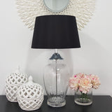 Garden Ornaments: Lattice Decorative Lidded Jar Tall Flower Motive 29cm