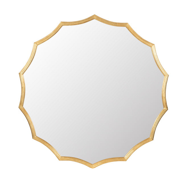 Shower Heads & Screens: Large Minyama Scalloped Mirror 101cm