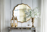 Shower Heads & Screens: Large Minyama Scalloped Mirror 101cm