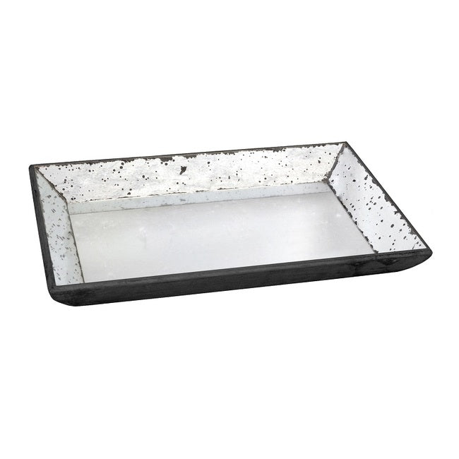 Mirrors: Antique Mirror Rectangular Tray 51cm