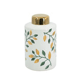 Artificial Trees: Tall Botanical Lidded Jar 41cm