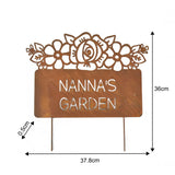 Nanna'S Garden Laser Cut Garden Stake 37cm
