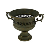 Aged French-Style Urn w/ Handles 32x24cm