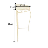 Bordeaux Half Round Console Table 70cm