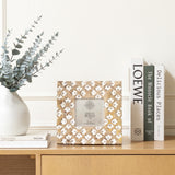 Handcrafted 4x4in 'Petal' Photoframe 20cm