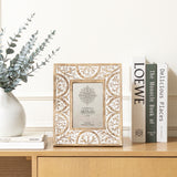 Handcrafted 4x6in 'Shapes' Photoframe 25cm