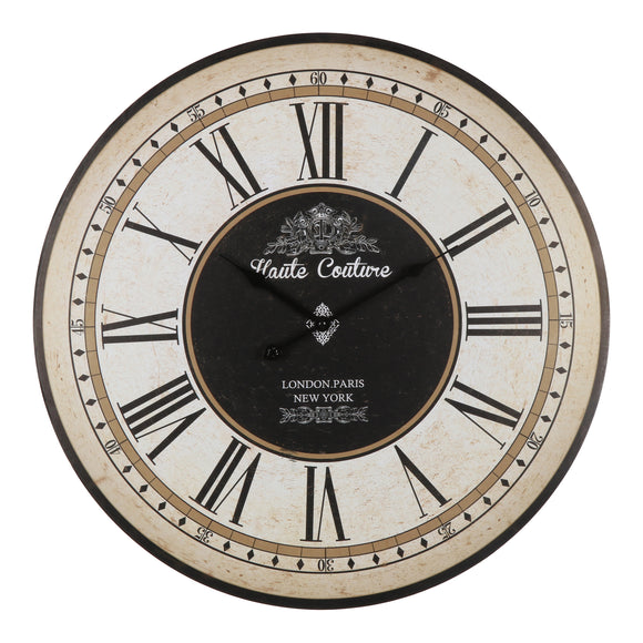 Haute Couture Wall Clock 60cm