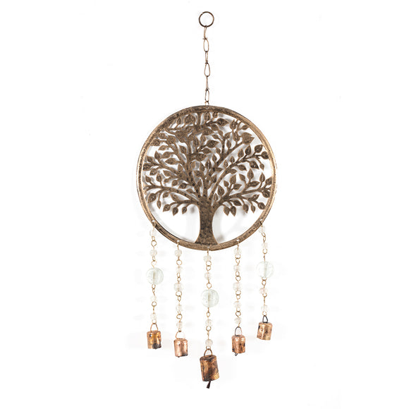 Hanging Tree of Life w Beads & Bells 60cm