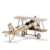 Antique Gold Aeroplane 25cm
