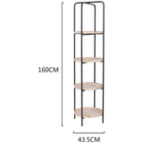 Emporium 4-Round Shelf Unit 44x160cm
