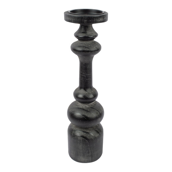 Nero Bold Pillar Candleholder 43cm