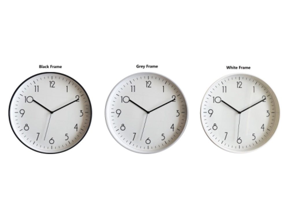 Clocks: bulk 6 Modern Round Wall Clock 40cm
